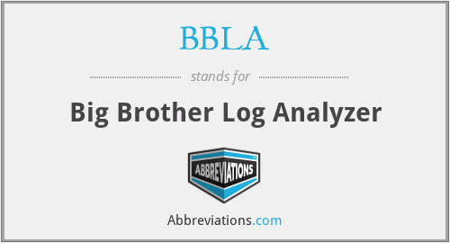 BBLA - Big Brother Log Analyzer