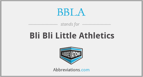 BBLA - Bli Bli Little Athletics