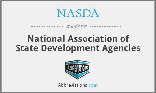 NASDA - National Association of State Development Agencies