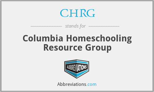 CHRG - Columbia Homeschooling Resource Group