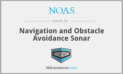 NOAS - Navigation and Obstacle Avoidance Sonar