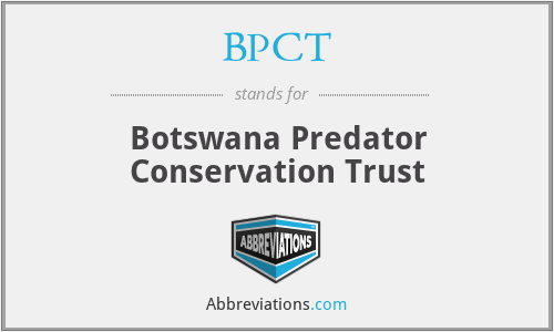 BPCT - Botswana Predator Conservation Trust