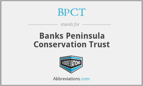 BPCT - Banks Peninsula Conservation Trust