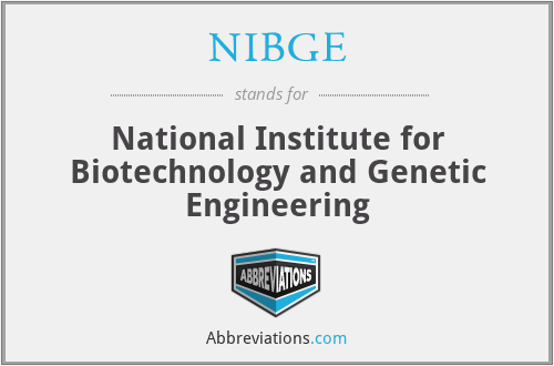 NIBGE - National Institute for Biotechnology and Genetic Engineering