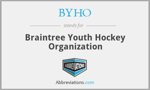 BYHO - Braintree Youth Hockey Organization