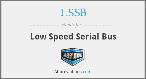 LSSB - Low Speed Serial Bus