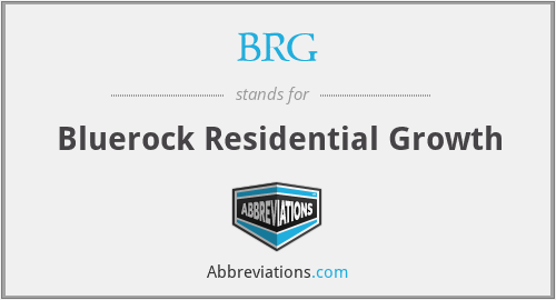 BRG - Bluerock Residential Growth