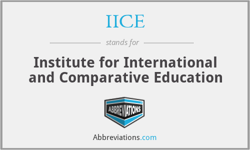 IICE - Institute for International and Comparative Education