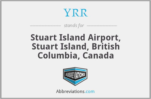 YRR - Stuart Island Airport, Stuart Island, British Columbia, Canada