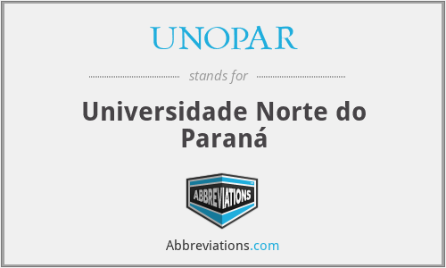 UNOPAR - Universidade Norte do Paraná