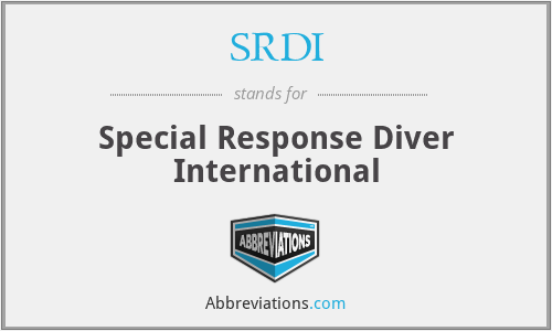 SRDI - Special Response Diver International