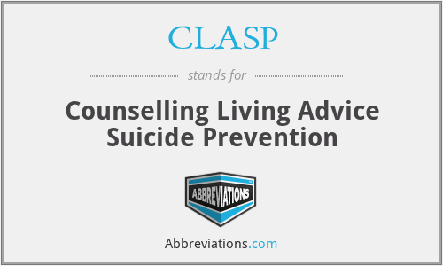 CLASP - Counselling Living Advice Suicide Prevention