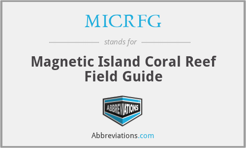 MICRFG - Magnetic Island Coral Reef Field Guide