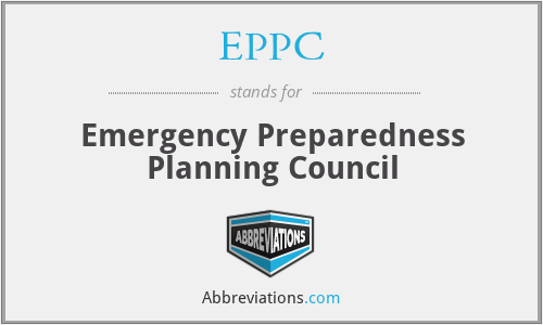 EPPC - Emergency Preparedness Planning Council