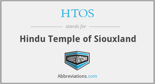 HTOS - Hindu Temple of Siouxland