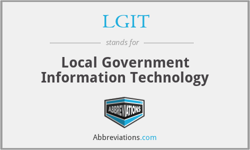 LGIT - Local Government Information Technology
