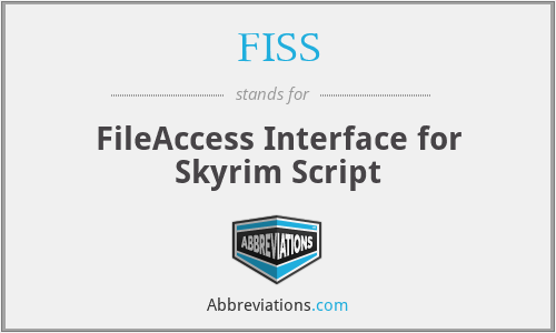FISS - FileAccess Interface for Skyrim Script
