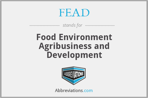 FEAD - Food Environment Agribusiness and Development