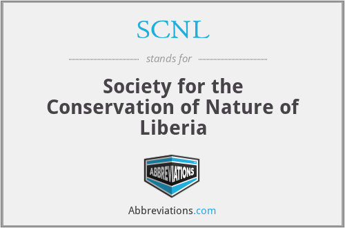SCNL - Society for the Conservation of Nature of Liberia