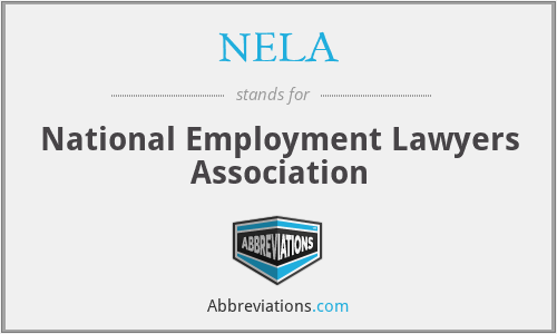 NELA - National Employment Lawyers Association