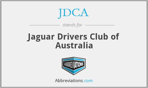 JDCA - Jaguar Drivers Club of Australia