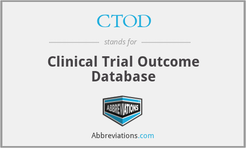 CTOD - Clinical Trial Outcome Database