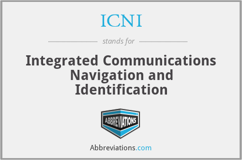 ICNI - Integrated Communications Navigation and Identification