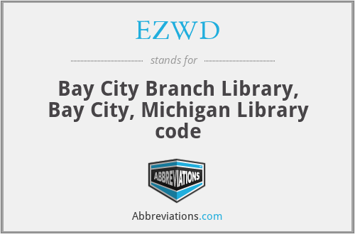 EZWD - Bay City Branch Library, Bay City, Michigan Library code