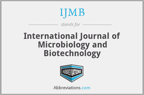 IJMB - International Journal of Microbiology and Biotechnology