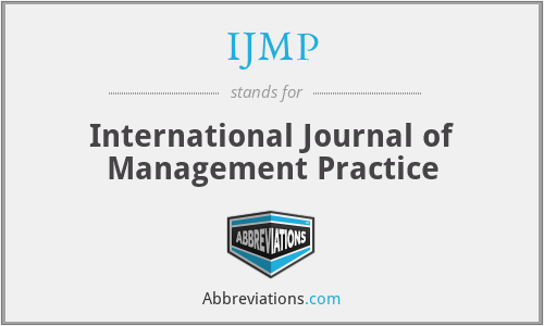 IJMP - International Journal of Management Practice