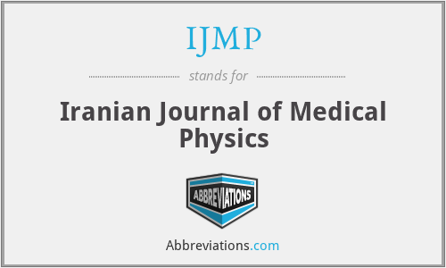 IJMP - Iranian Journal of Medical Physics