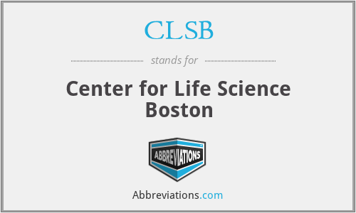 CLSB - Center for Life Science Boston