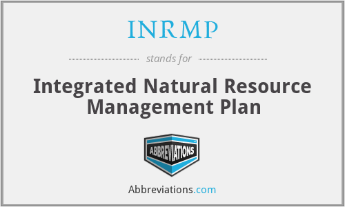 INRMP - Integrated Natural Resource Management Plan