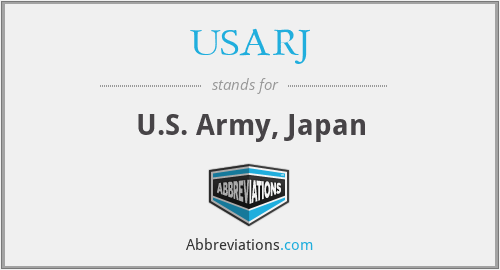 USARJ - U.S. Army, Japan