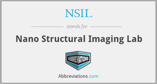 NSIL - Nano Structural Imaging Lab