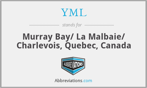 YML - Murray Bay/ La Malbaie/ Charlevois, Quebec, Canada