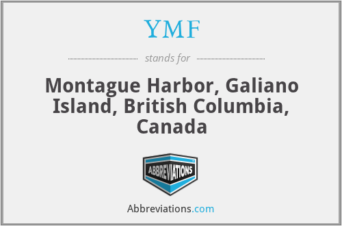 YMF - Montague Harbor, Galiano Island, British Columbia, Canada