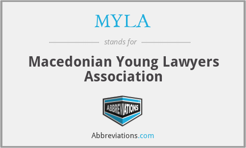 MYLA - Macedonian Young Lawyers Association