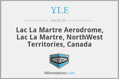 YLE - Lac La Martre Aerodrome, Lac La Martre, NorthWest Territories, Canada
