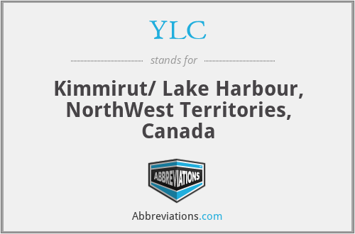 YLC - Kimmirut/ Lake Harbour, NorthWest Territories, Canada