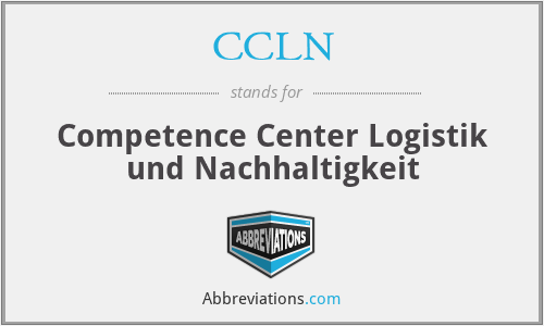CCLN - Competence Center Logistik und Nachhaltigkeit