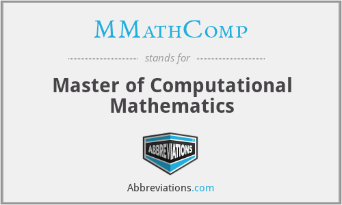 MMathComp - Master of Computational Mathematics