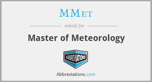 MMet - Master of Meteorology