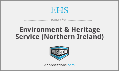 EHS - Environment & Heritage Service (Northern Ireland)