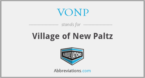 VONP - Village of New Paltz
