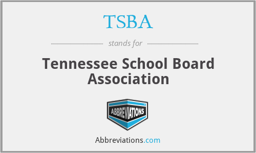 TSBA - Tennessee School Board Association