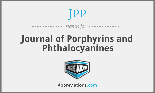 JPP - Journal of Porphyrins and Phthalocyanines