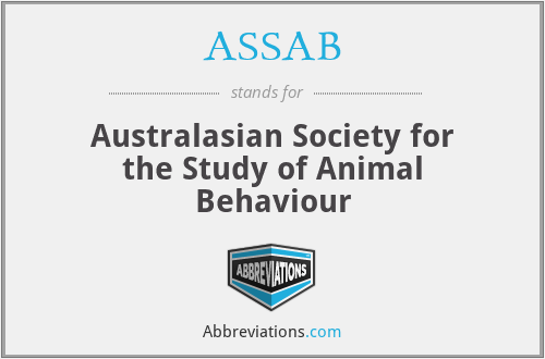 ASSAB - Australasian Society for the Study of Animal Behaviour