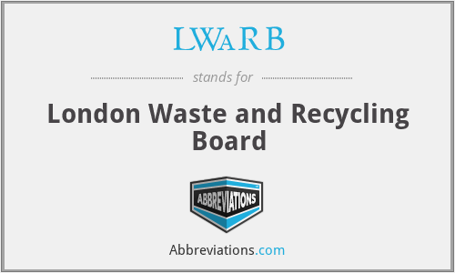 LWaRB - London Waste and Recycling Board