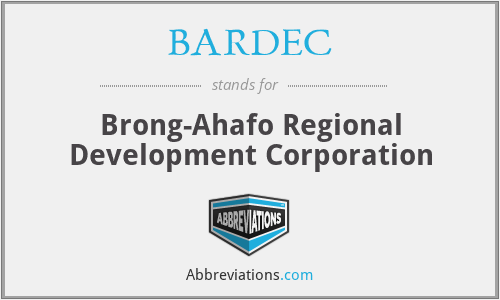 BARDEC - Brong-Ahafo Regional Development Corporation